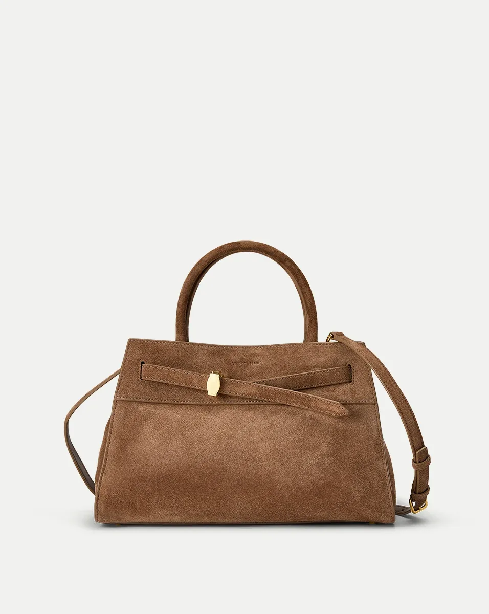 Suede Dash Bag by Veronica Beard