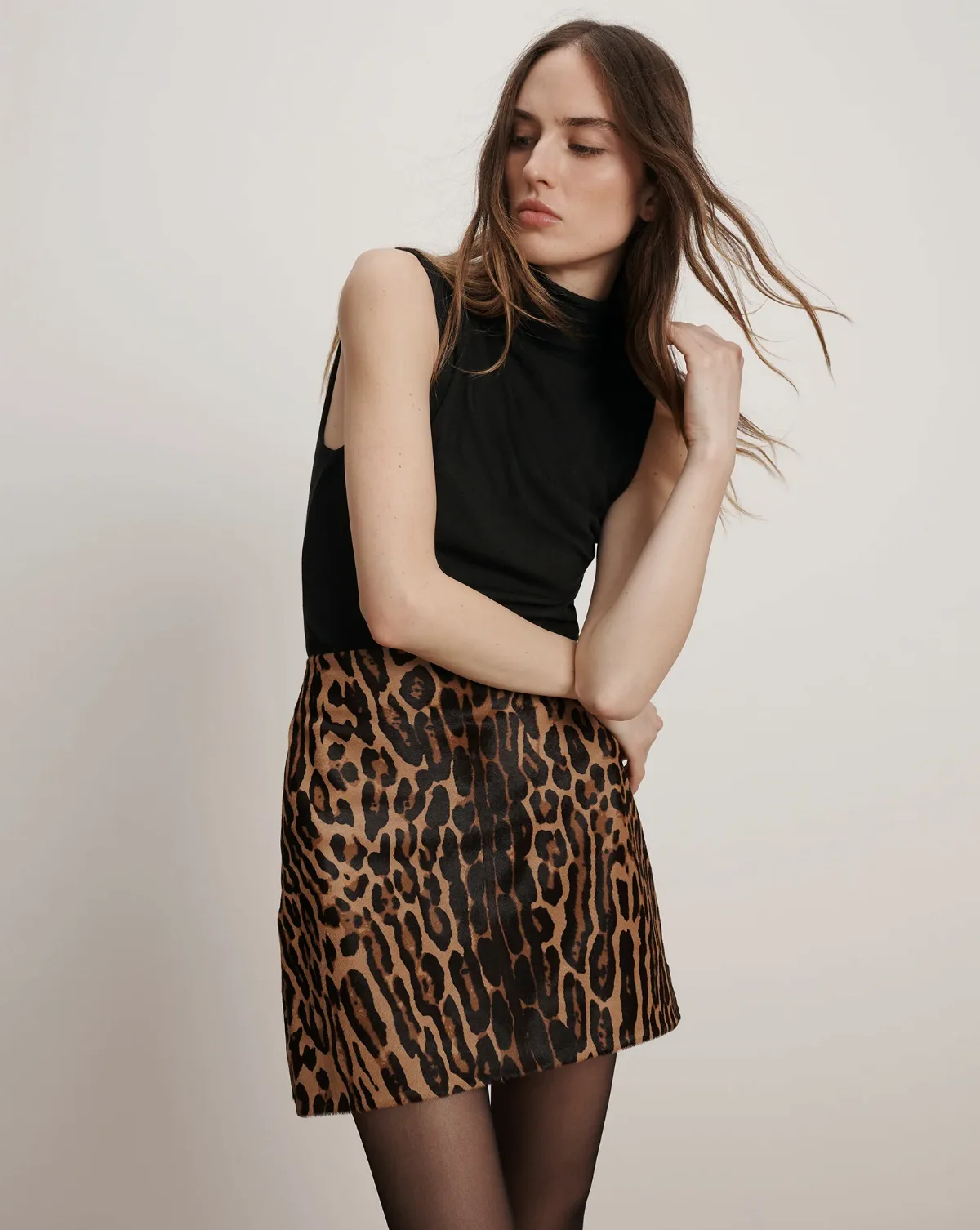 Mylie Mock-Neck Tank Top by Veronica Beard