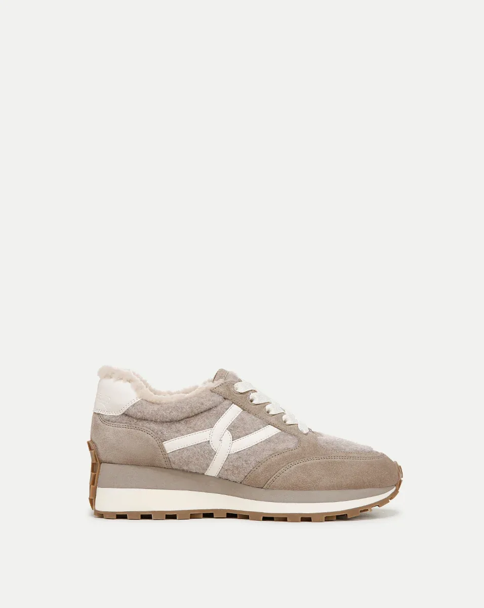Valentina Shearling Sneaker by Veronica Beard