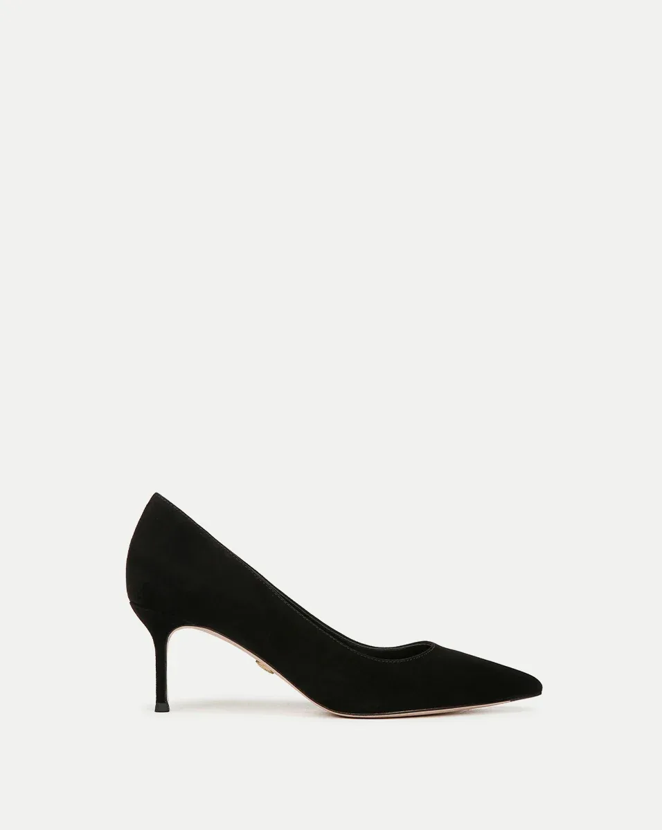 Rita Suede Pump by Veronica Beard