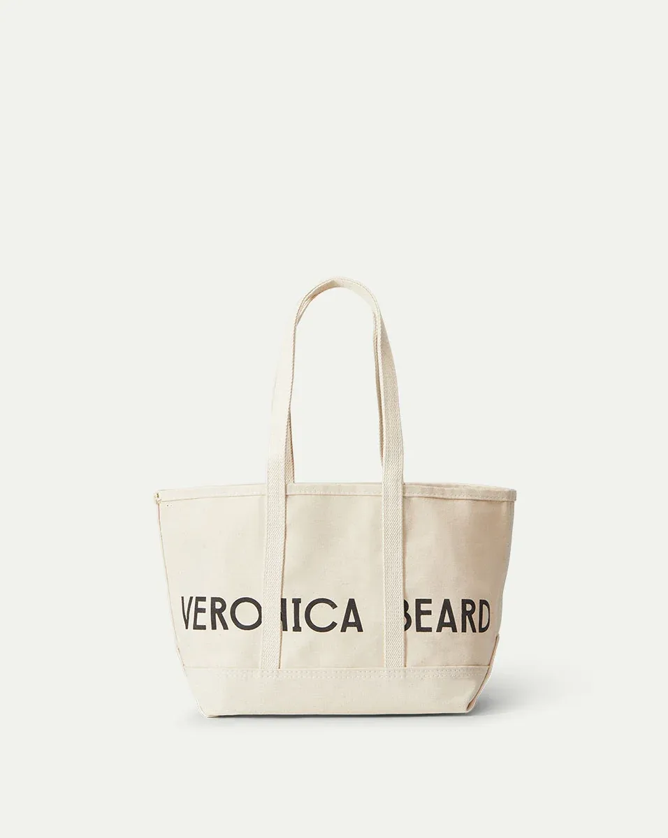 Small Canvas Logo Tote by Veronica Beard