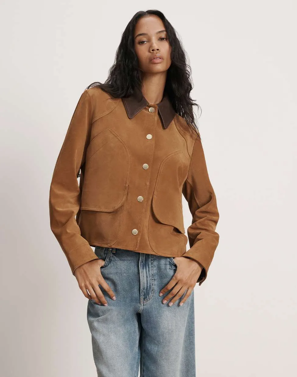 Walters Suede Jacket by Veronica Beard