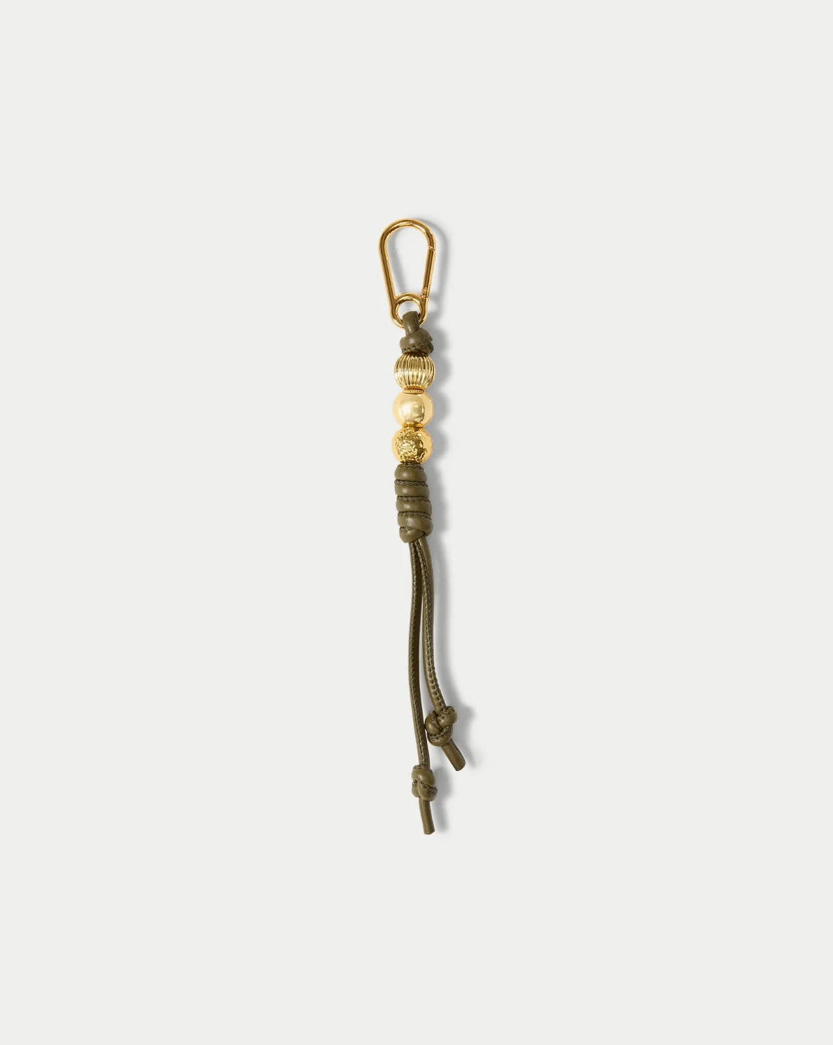 Vegan Leather Beaded Bag Charm by Veronica Beard