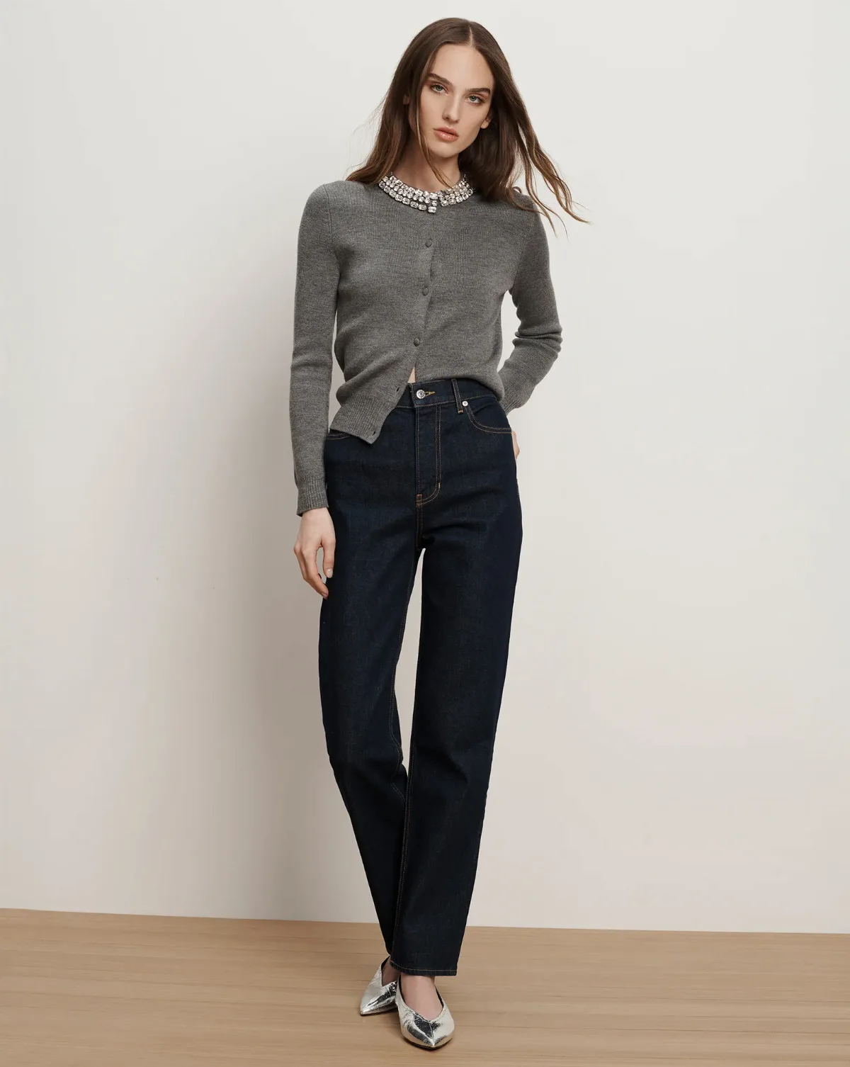 Leah Straight-Leg Jean by Veronica Beard