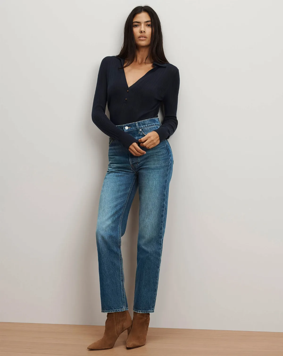 Daniela Straight-Leg Jean by Veronica Beard