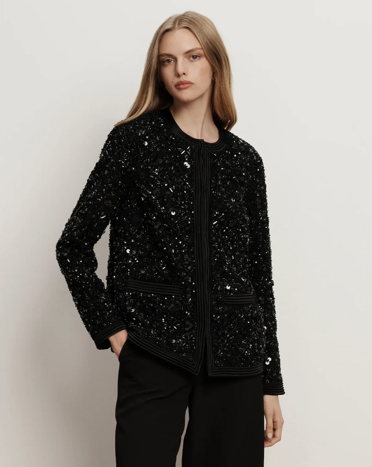 Rosine Embellished Jacket by Veronica Beard