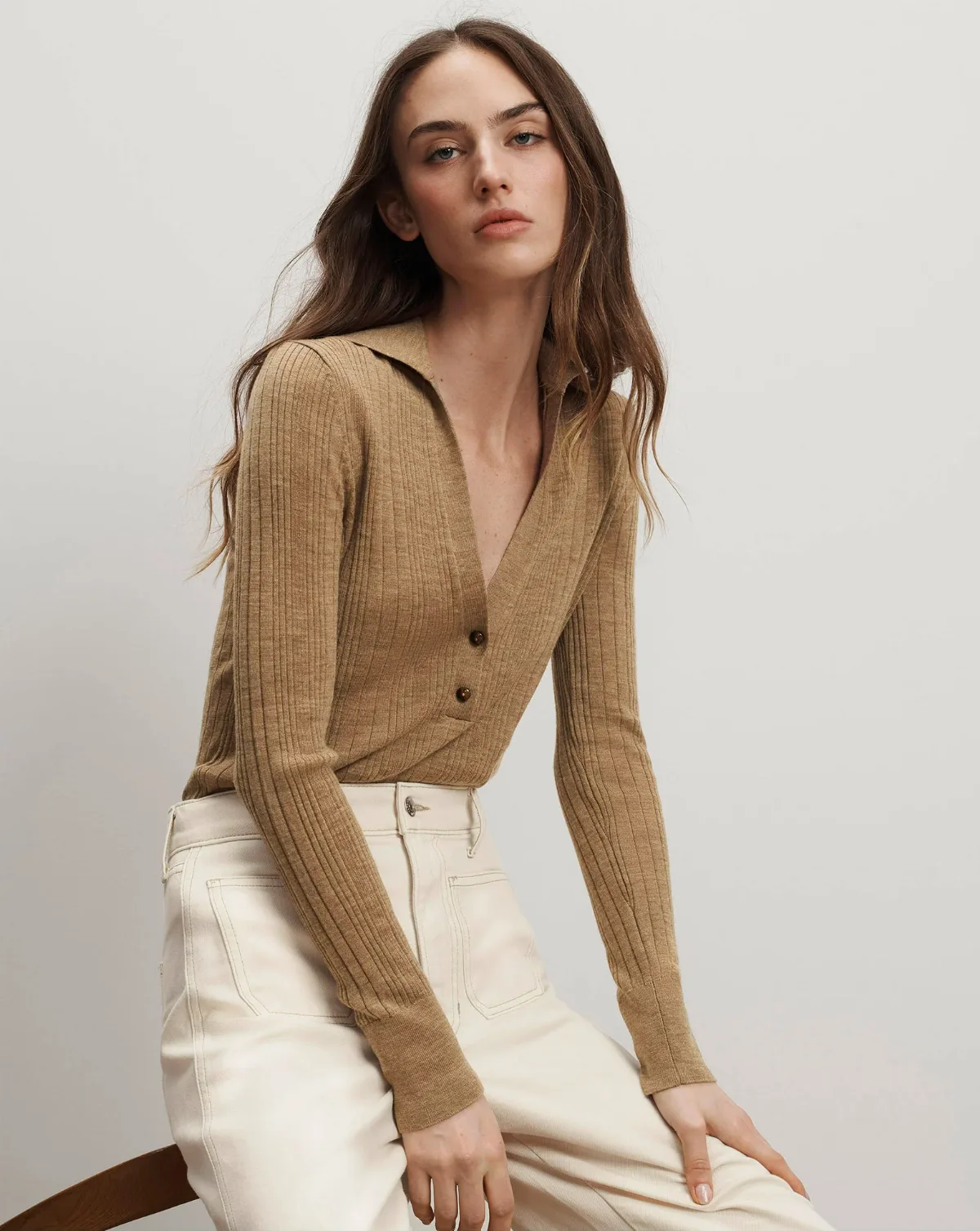 Rouni Merino Wool Pullover by Veronica Beard