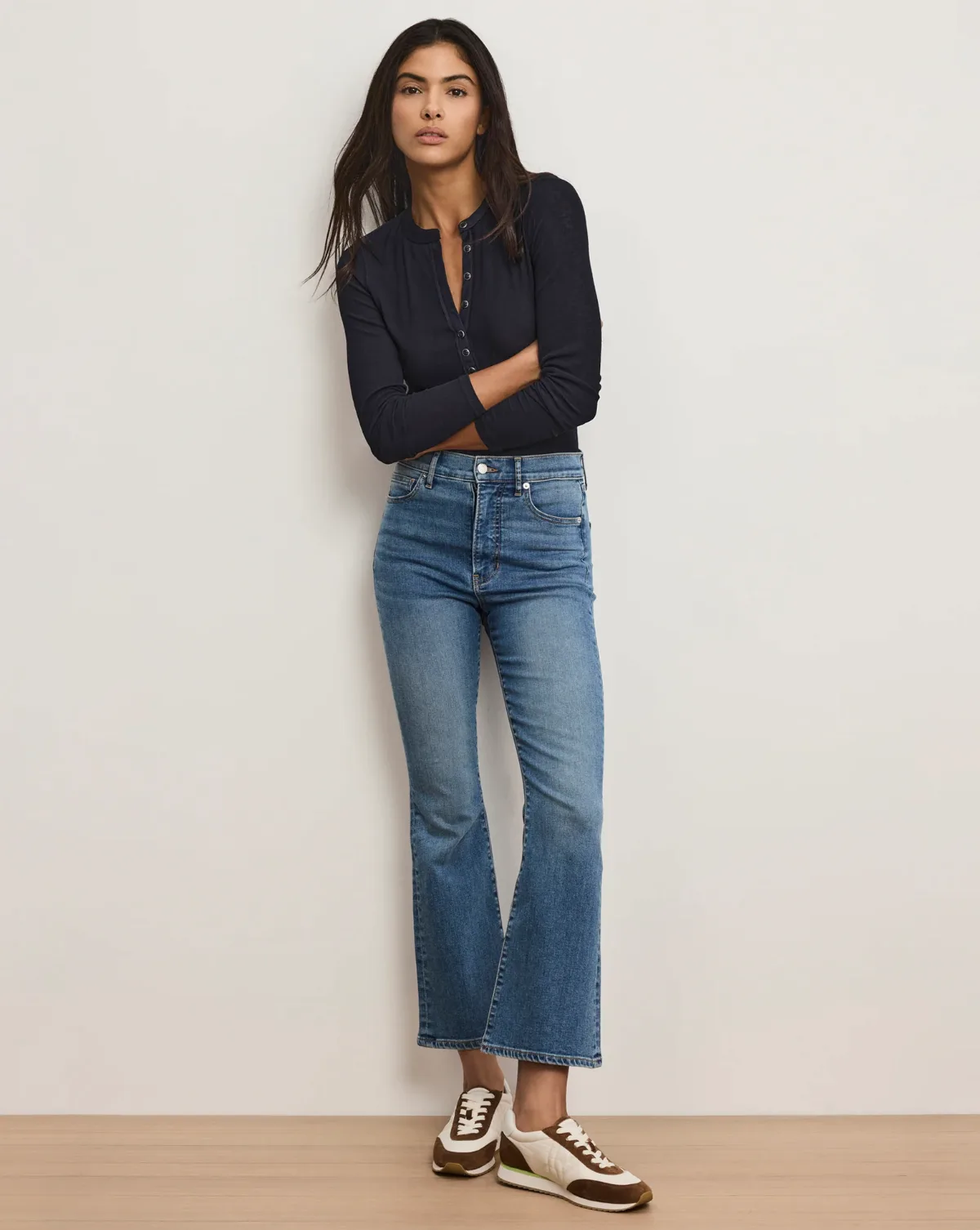 Carson Kick-Flare Jean by Veronica Beard