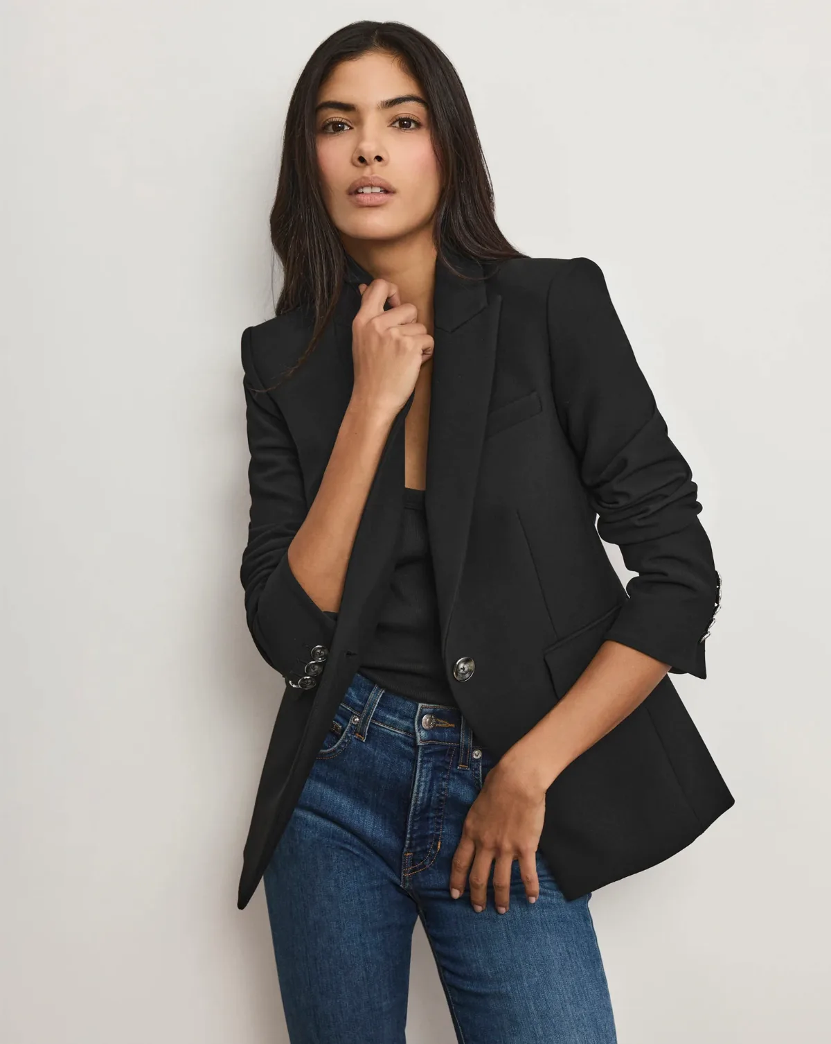 Miller Single-Breasted Dickey Jacket by Veronica Beard