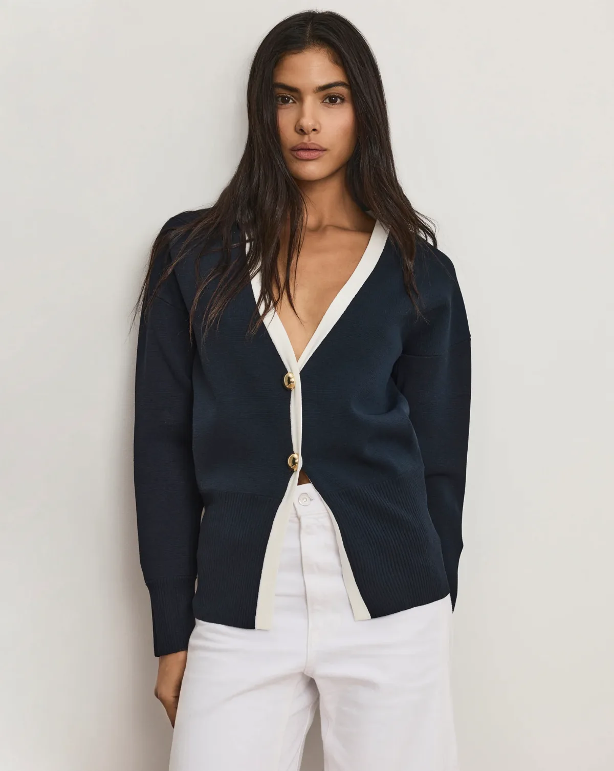 Cillian Boyfriend Cardigan by Veronica Beard