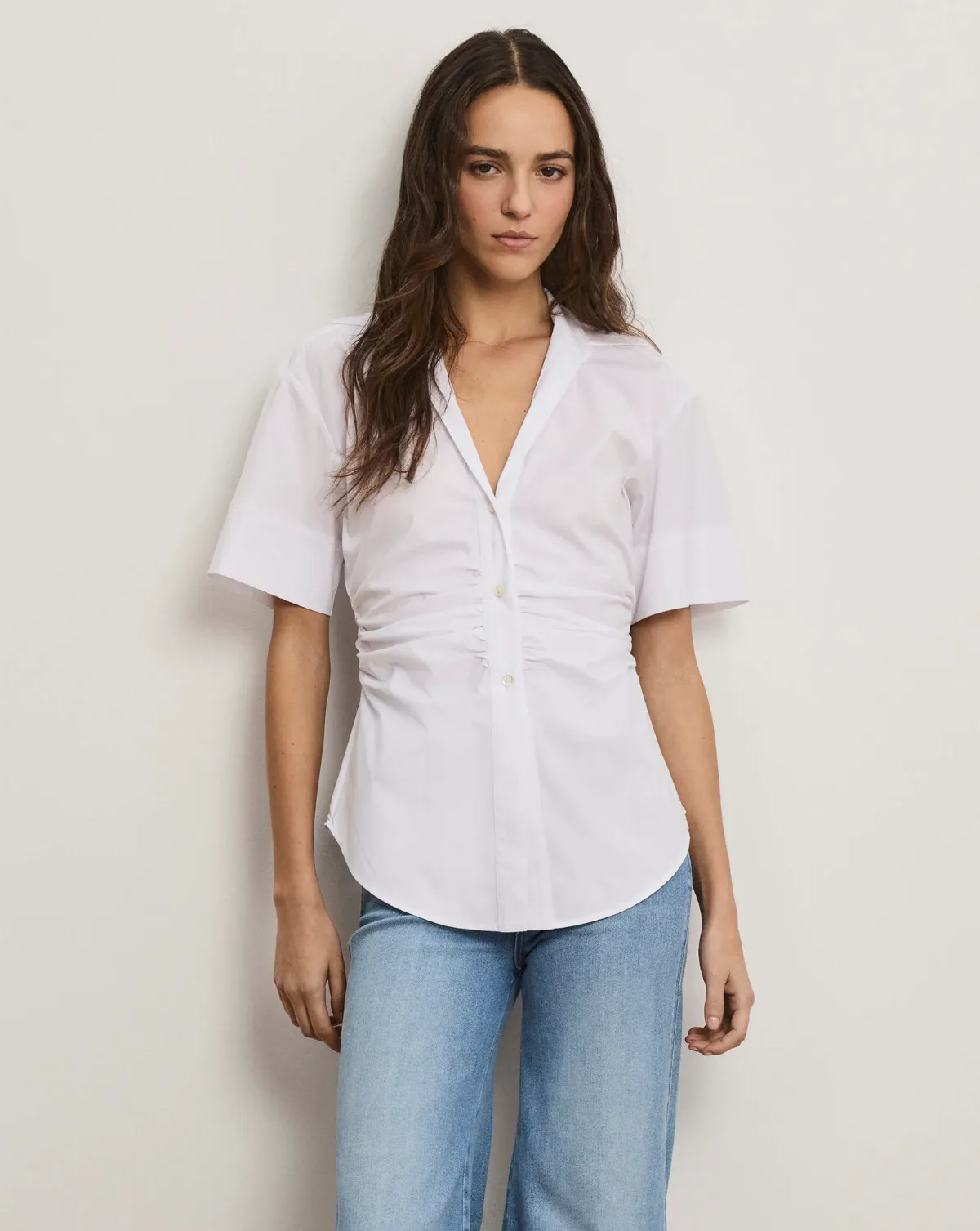 Devra Button-Down Shirt by Veronica Beard