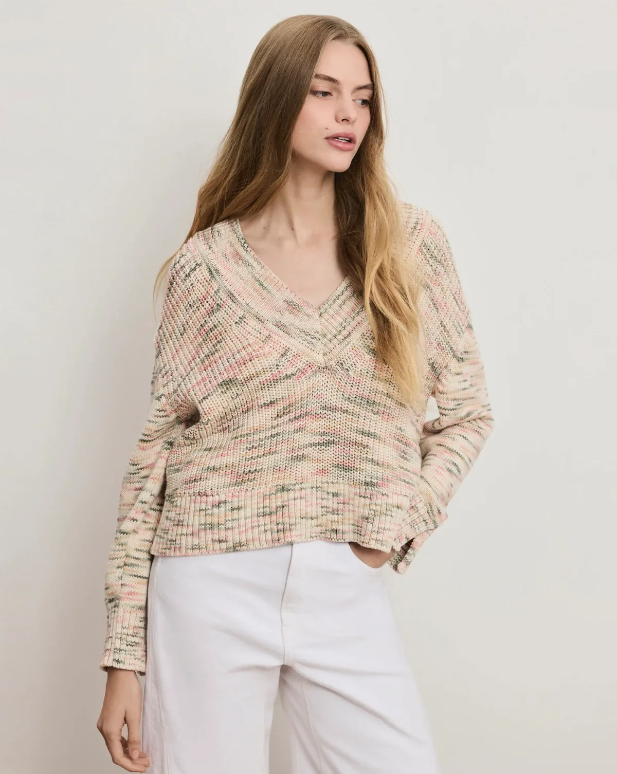 Anola V-Neck Sweater by Veronica Beard