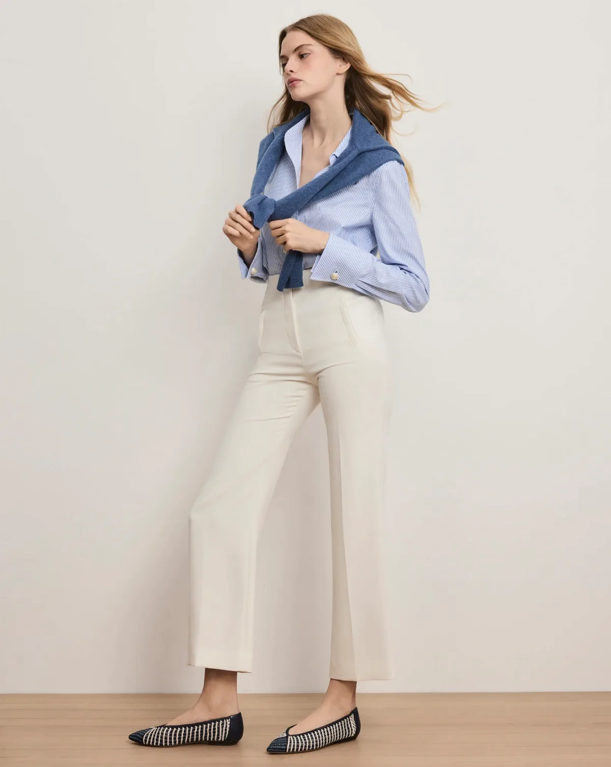 Carys Cropped Pant by Veronica Beard