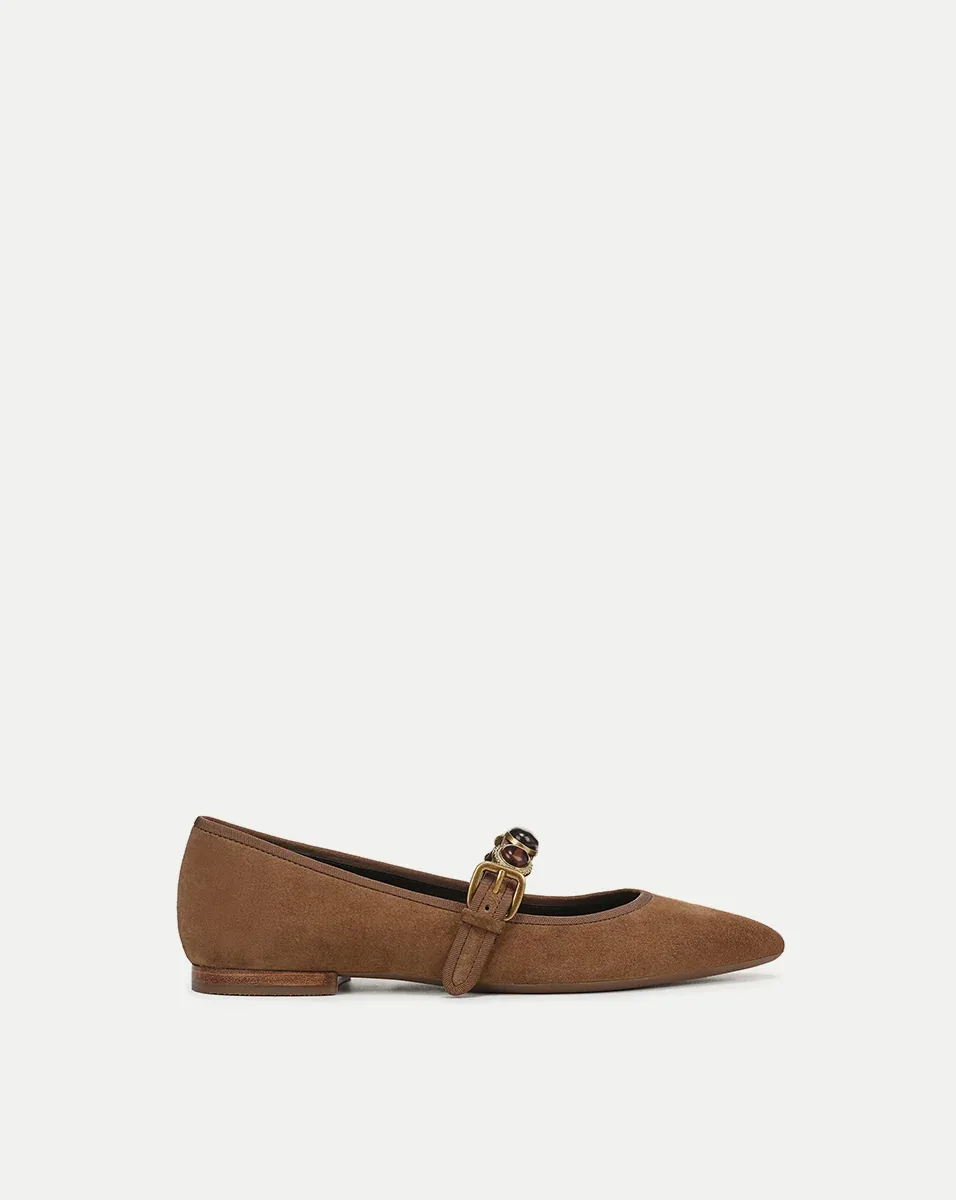 Selene Embellished Flat by Veronica Beard