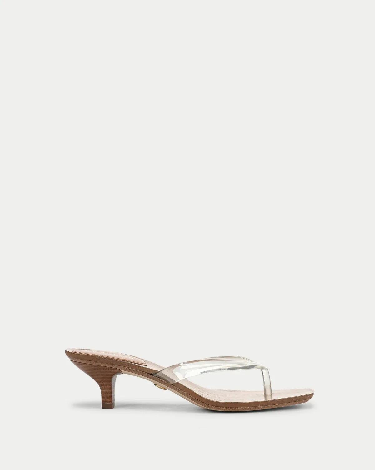 Clea Jelly Kitten-Heel Sandal
