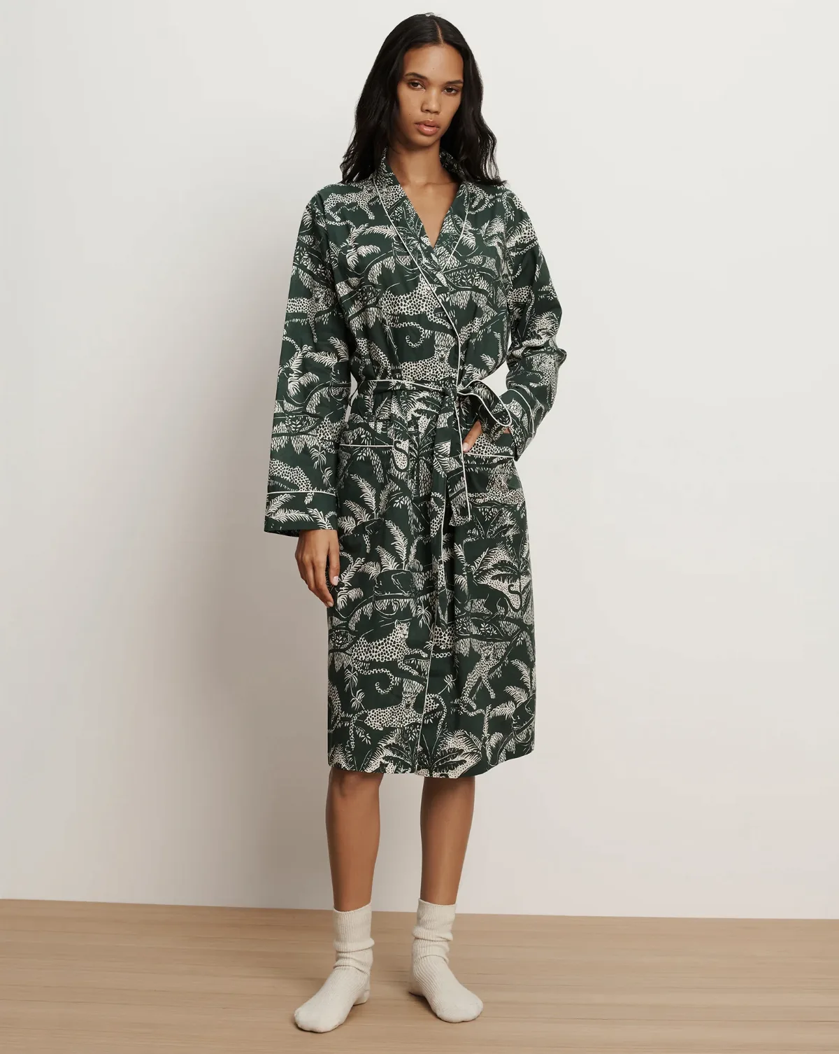 Cotton Robe by Veronica Beard