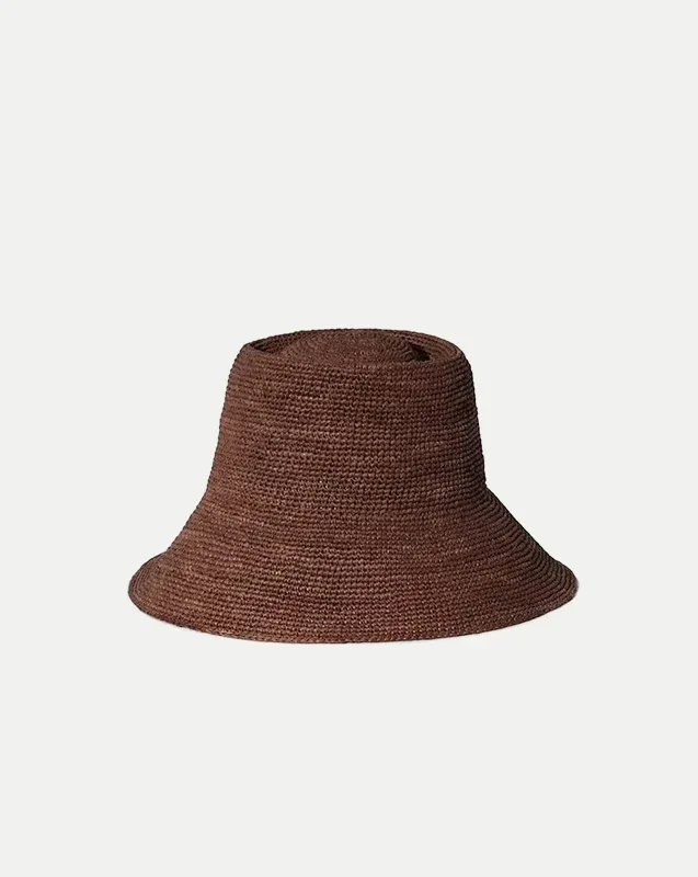 Felix Raffia Bucket Hat by Veronica Beard
