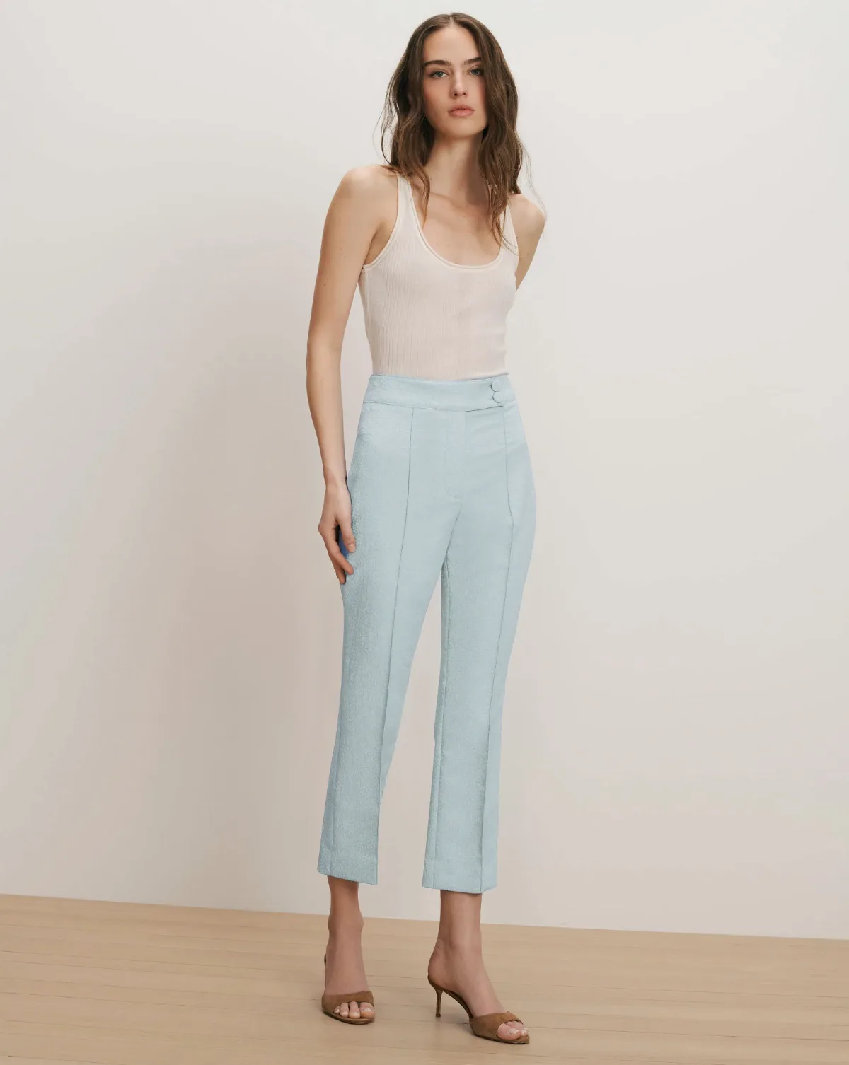 Dell Slim-Leg Pant by Veronica Beard