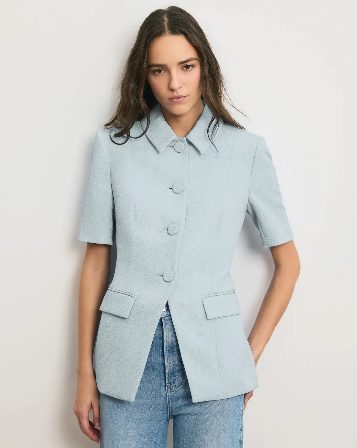 Bodie Jacquard Jacket by Veronica Beard