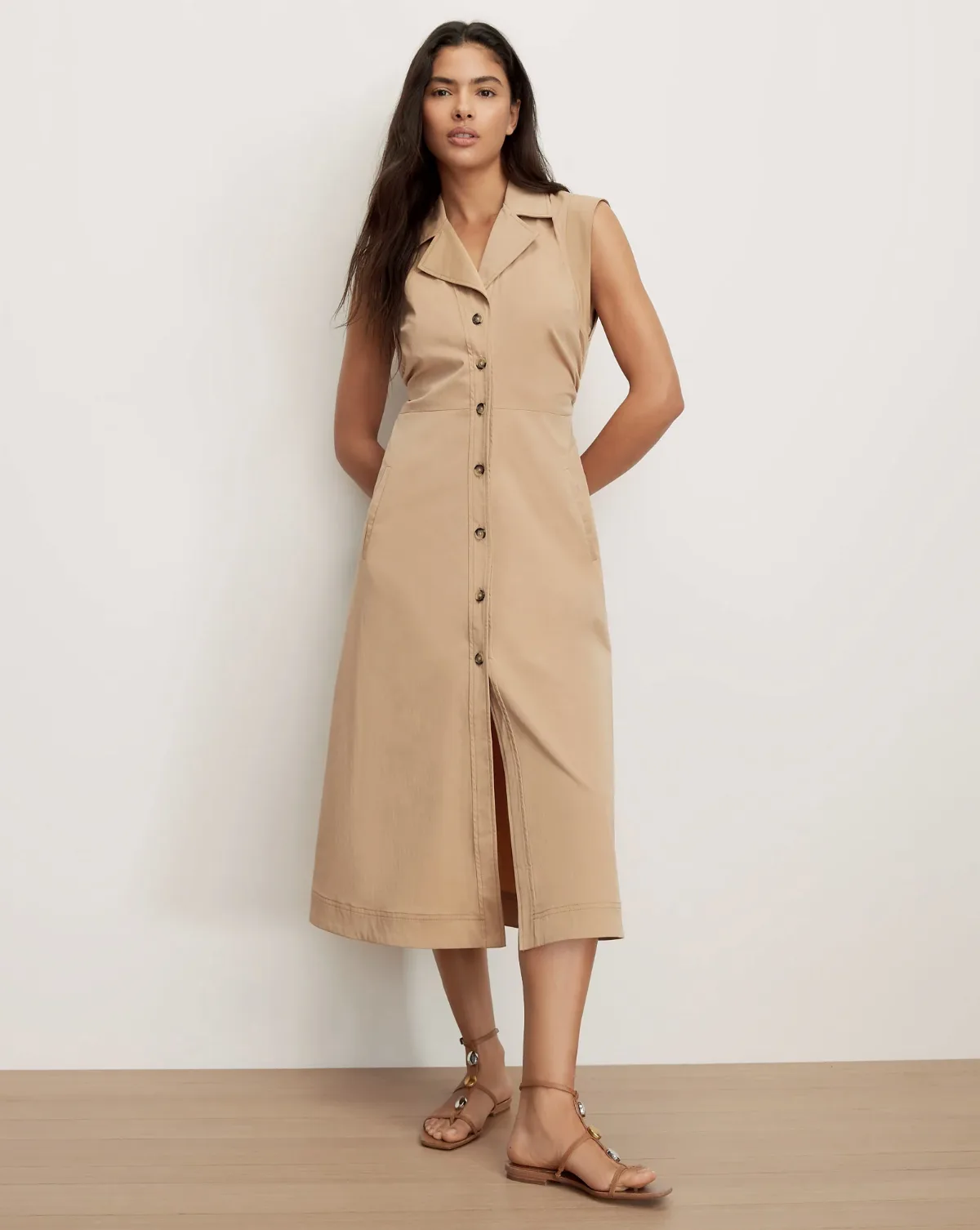 Orla Midi Shirtdress by Veronica Beard