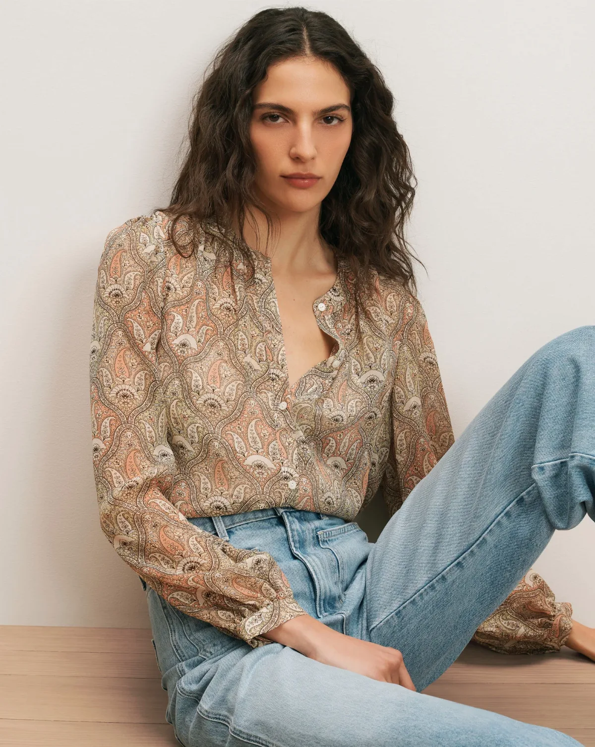 Ashlynn Silk Blouse by Veronica Beard