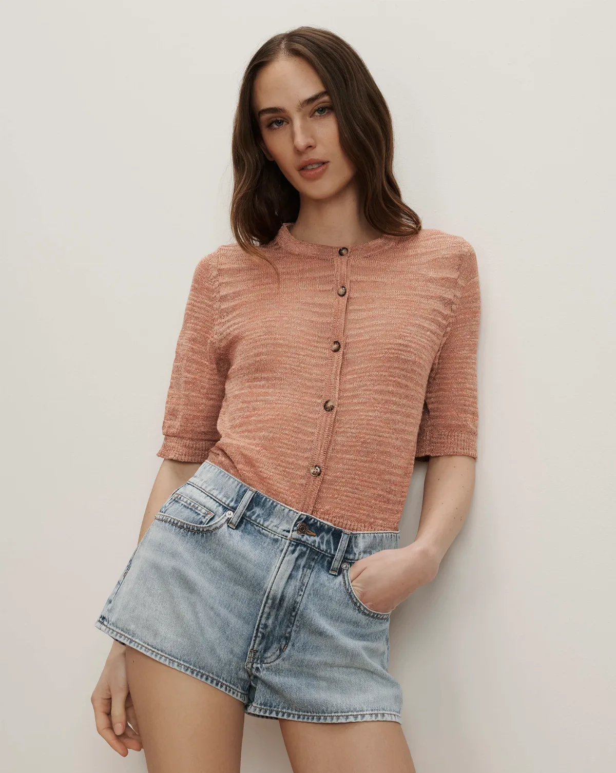 Delaney Denim Short by Veronica Beard