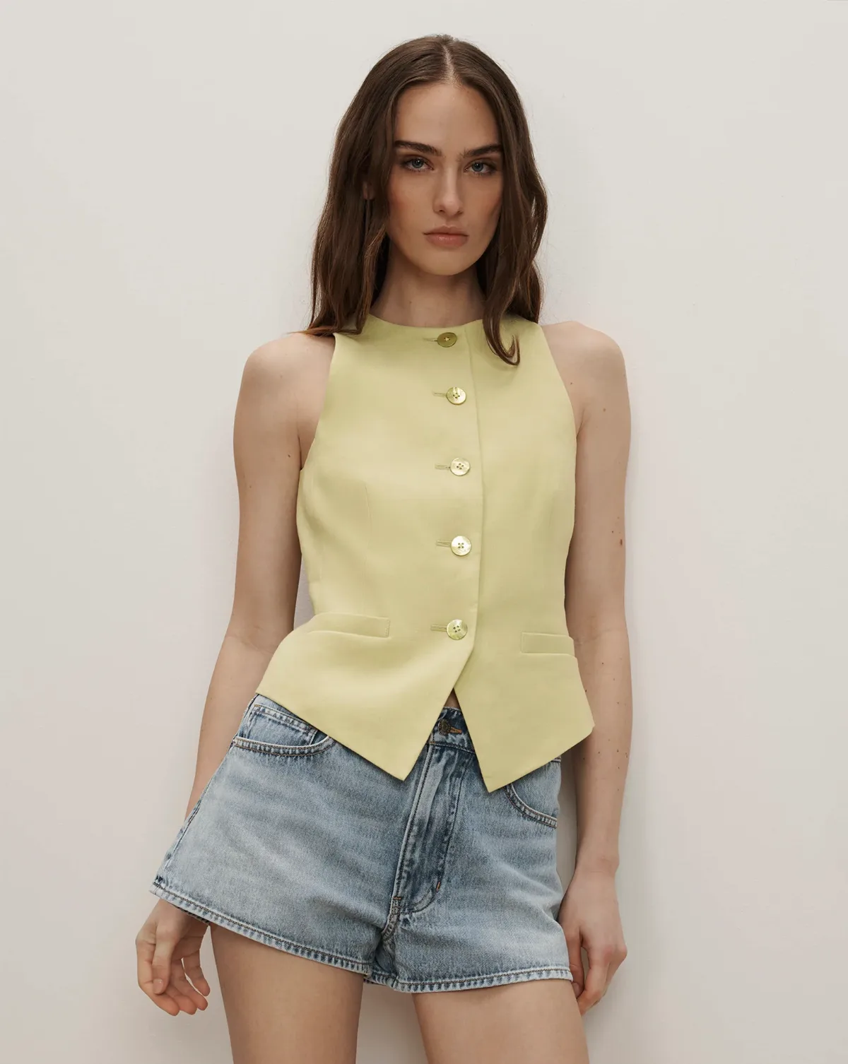 Hartwell Tailored Vest by Veronica Beard