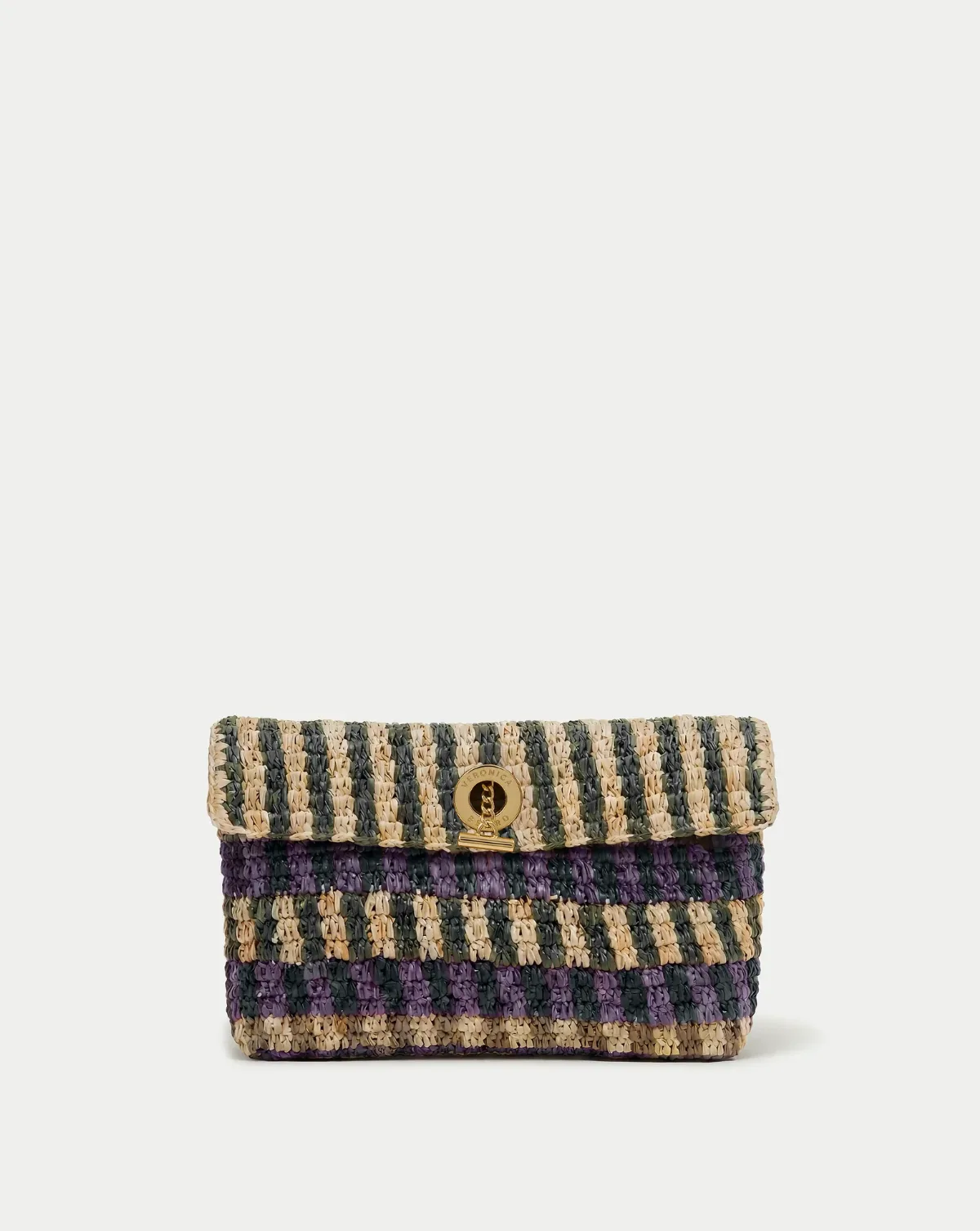 Raffia Anchor Clutch by Veronica Beard