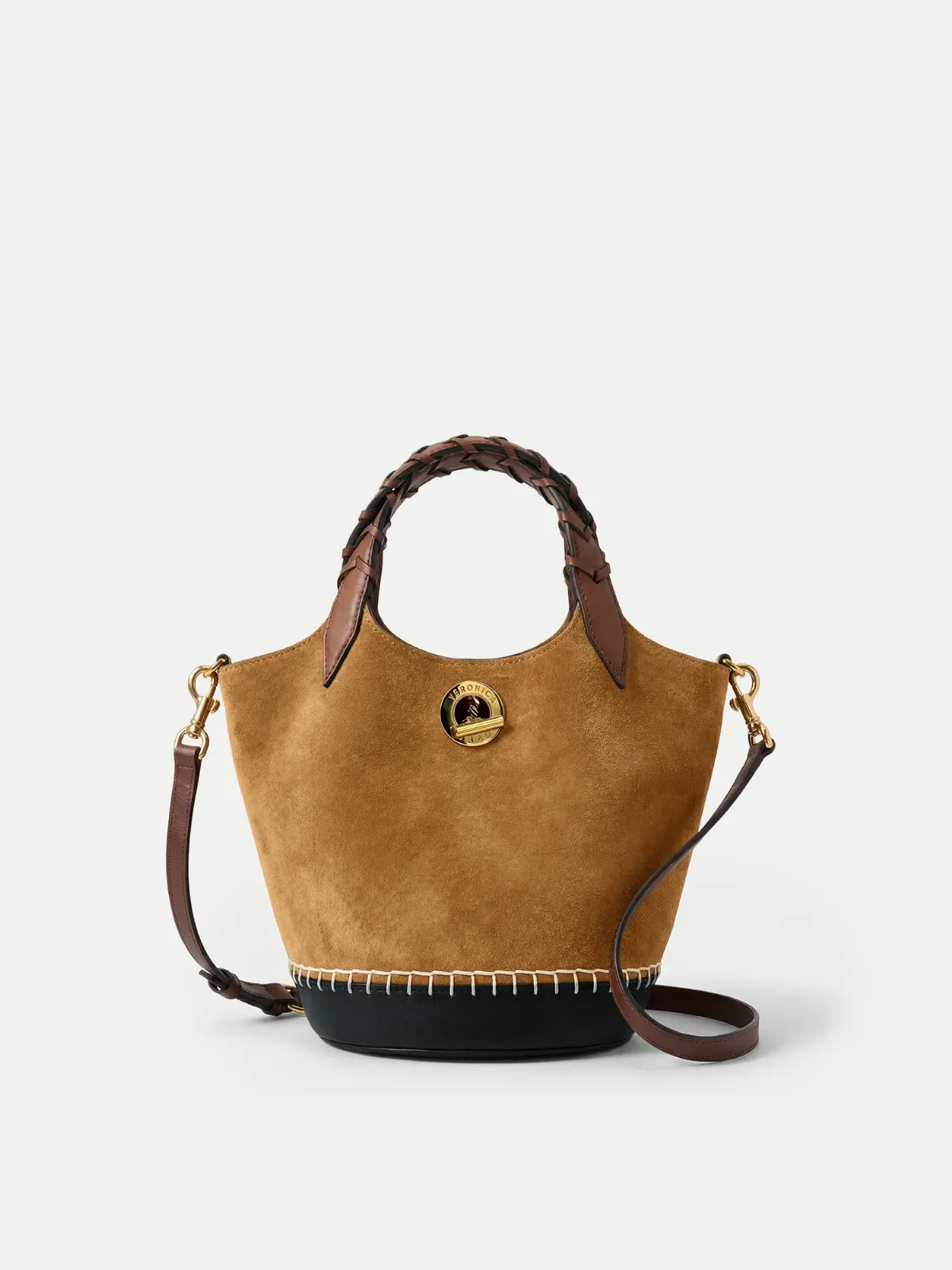 Suede Anchor Bag by Veronica Beard
