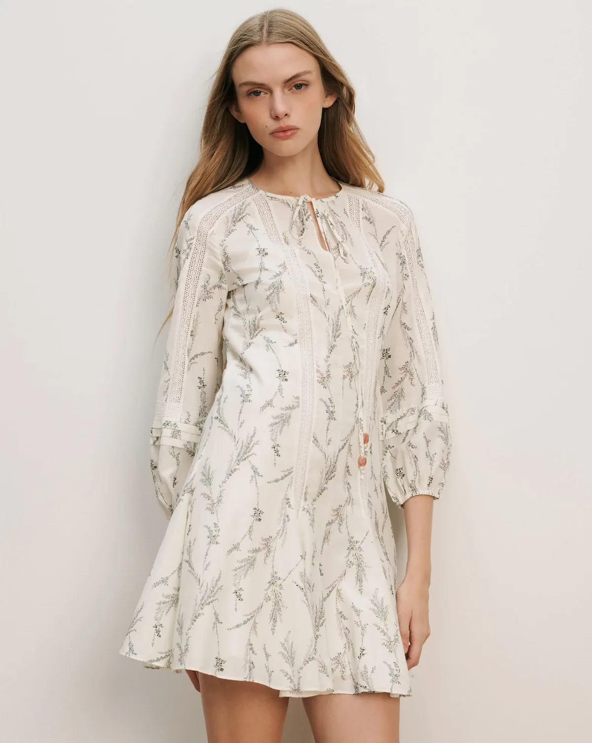 Ollian Floral Mini Dress by Veronica Beard