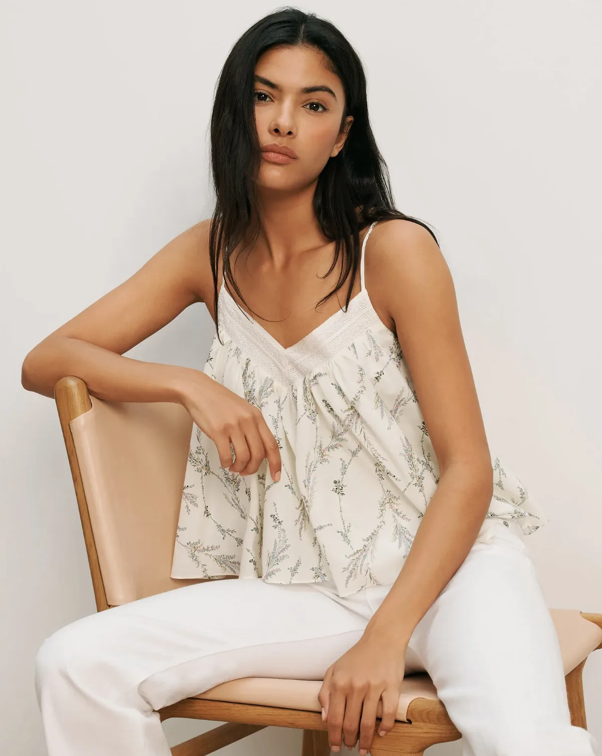 Mariale Floral Tank Top by Veronica Beard