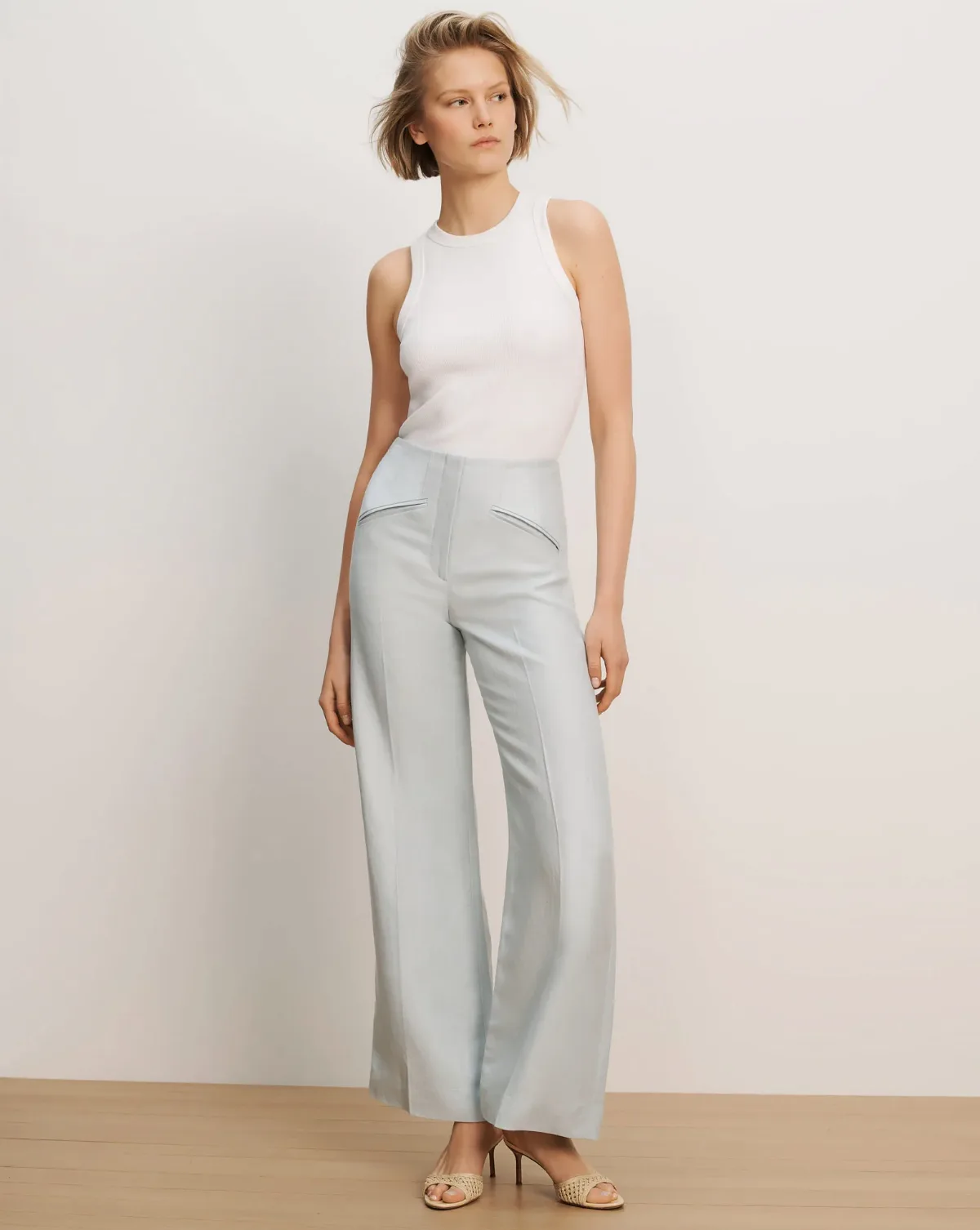 Cassidee Wide-Leg Pant by Veronica Beard