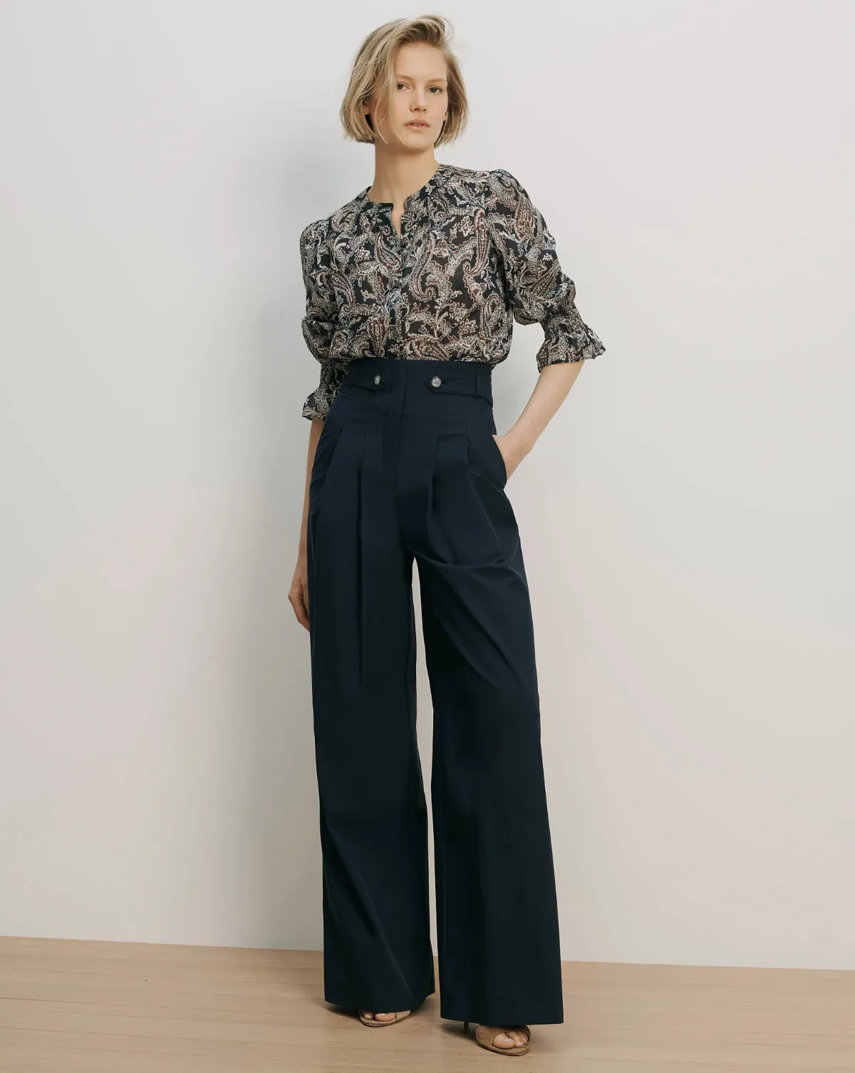 Allman Wide-Leg Pant by Veronica Beard