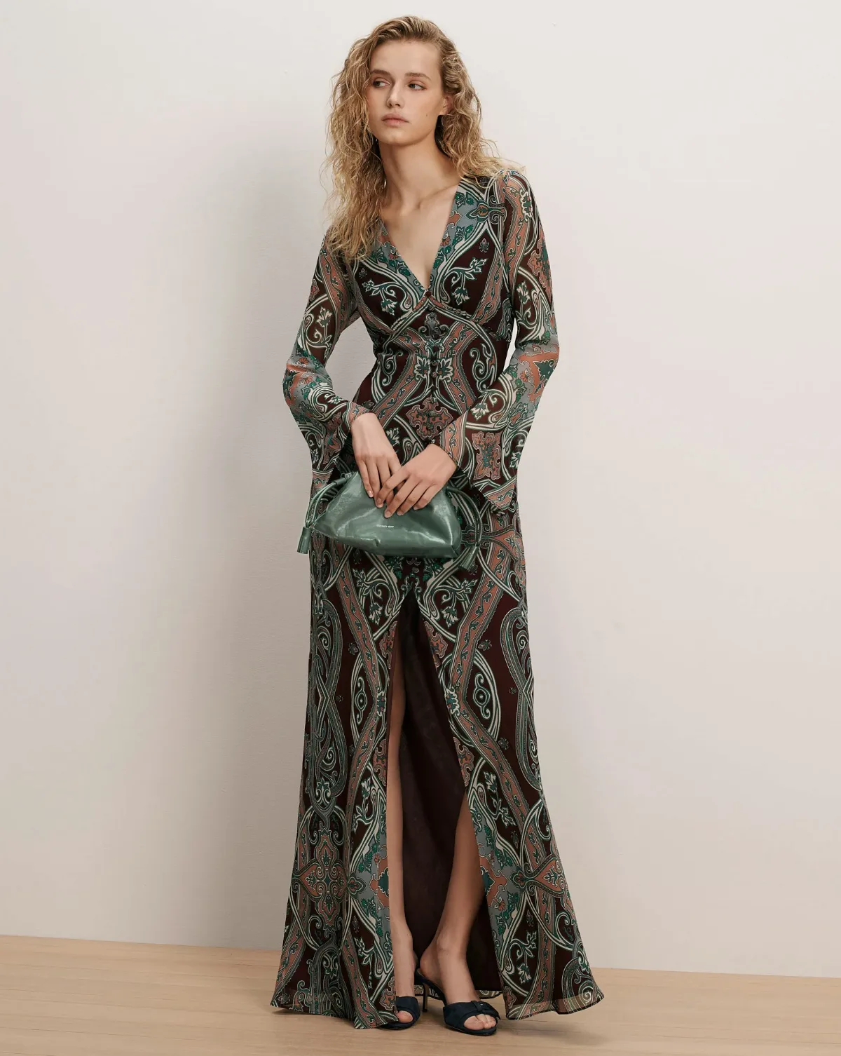Daciana Silk Maxi Dress by Veronica Beard
