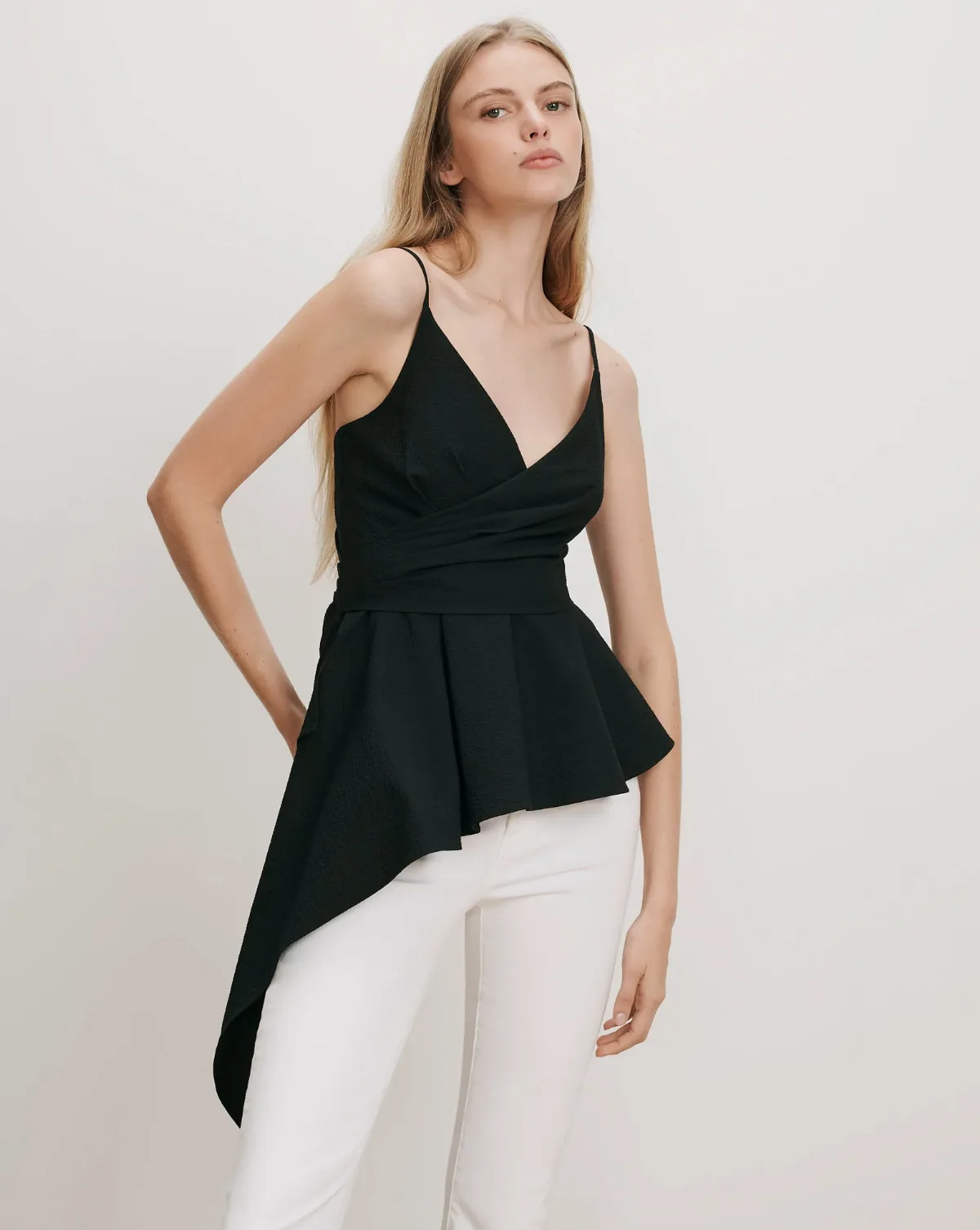 Solange Wrap Top by Veronica Beard