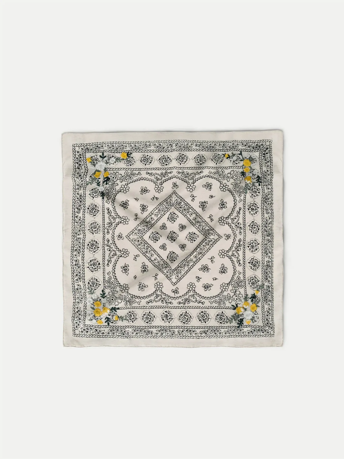 Embroidered Bandana by Veronica Beard