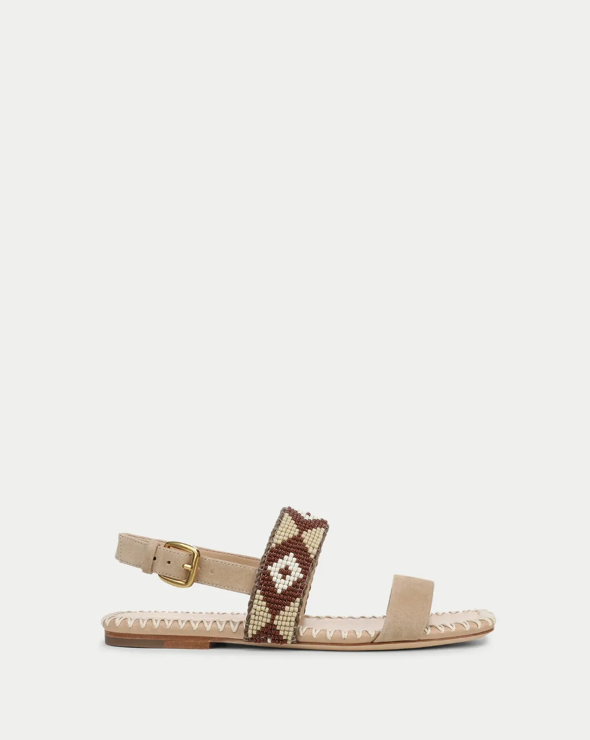Marian Beaded Flat Sandal by Veronica Beard