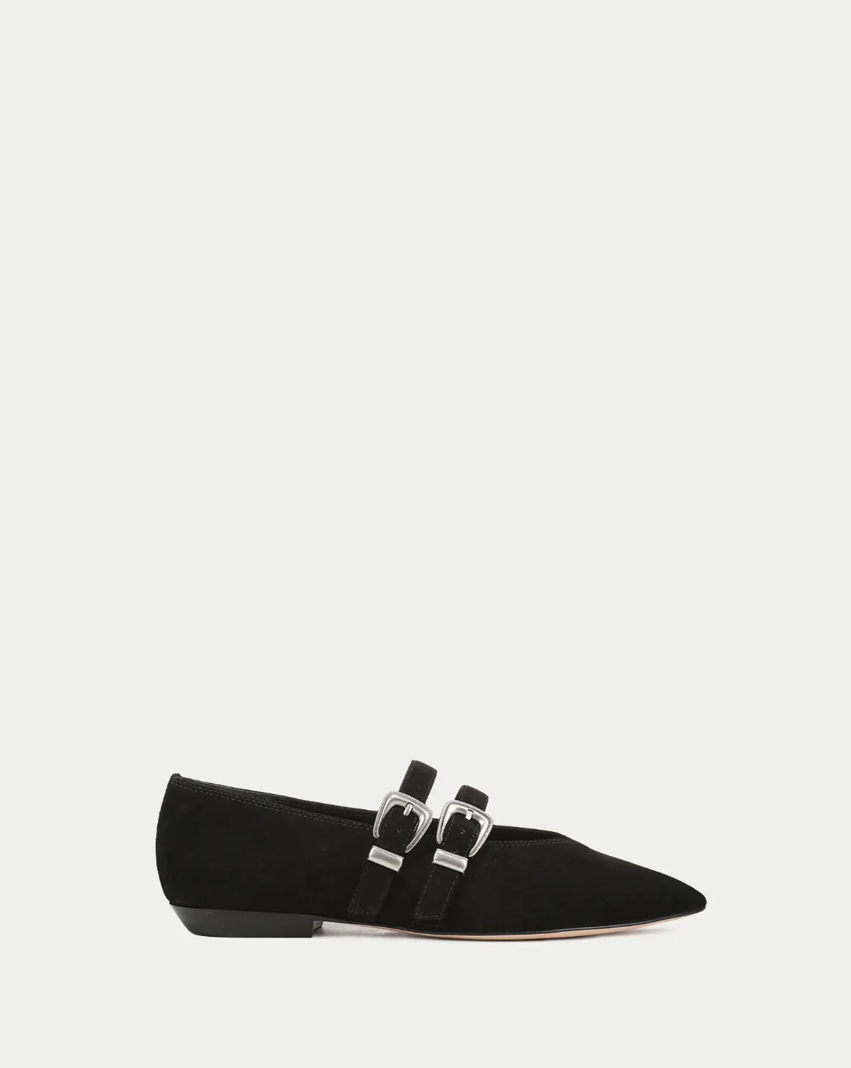 Bancroft Suede Mary Jane Flat by Veronica Beard