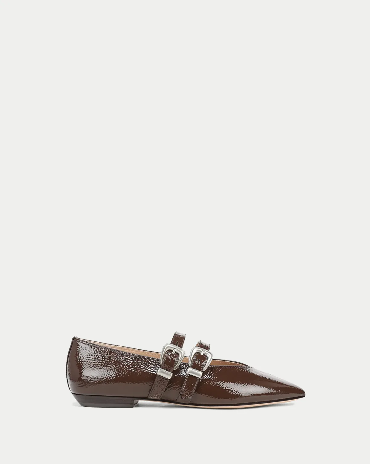 Bancroft Leather Mary Jane Flat by Veronica Beard