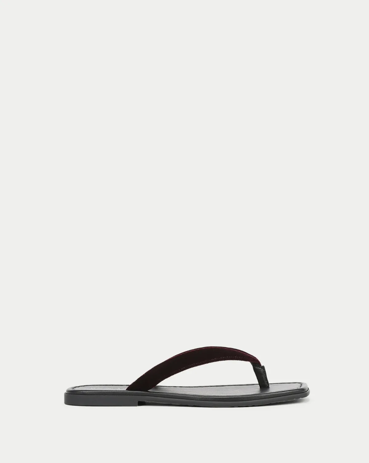 Clea Velvet Flip-Flop Sandal by Veronica Beard