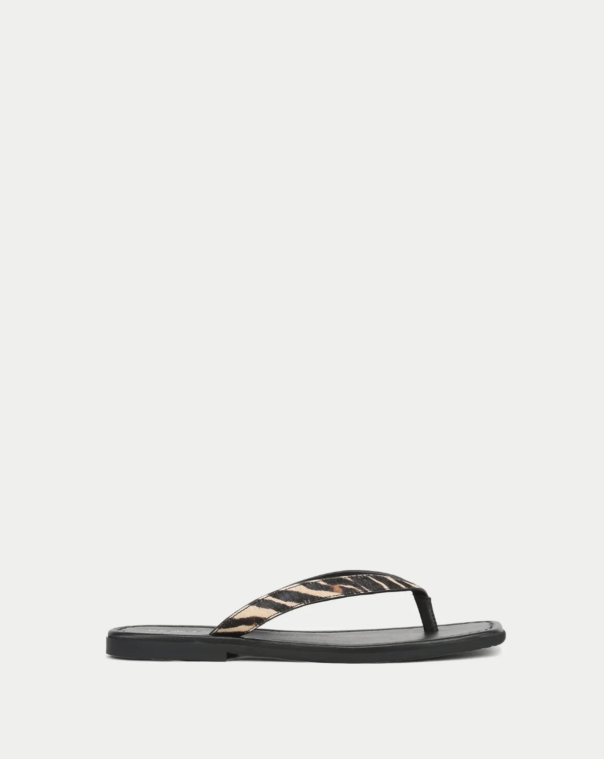 Clea Calf Hair Flip-Flop Sandal