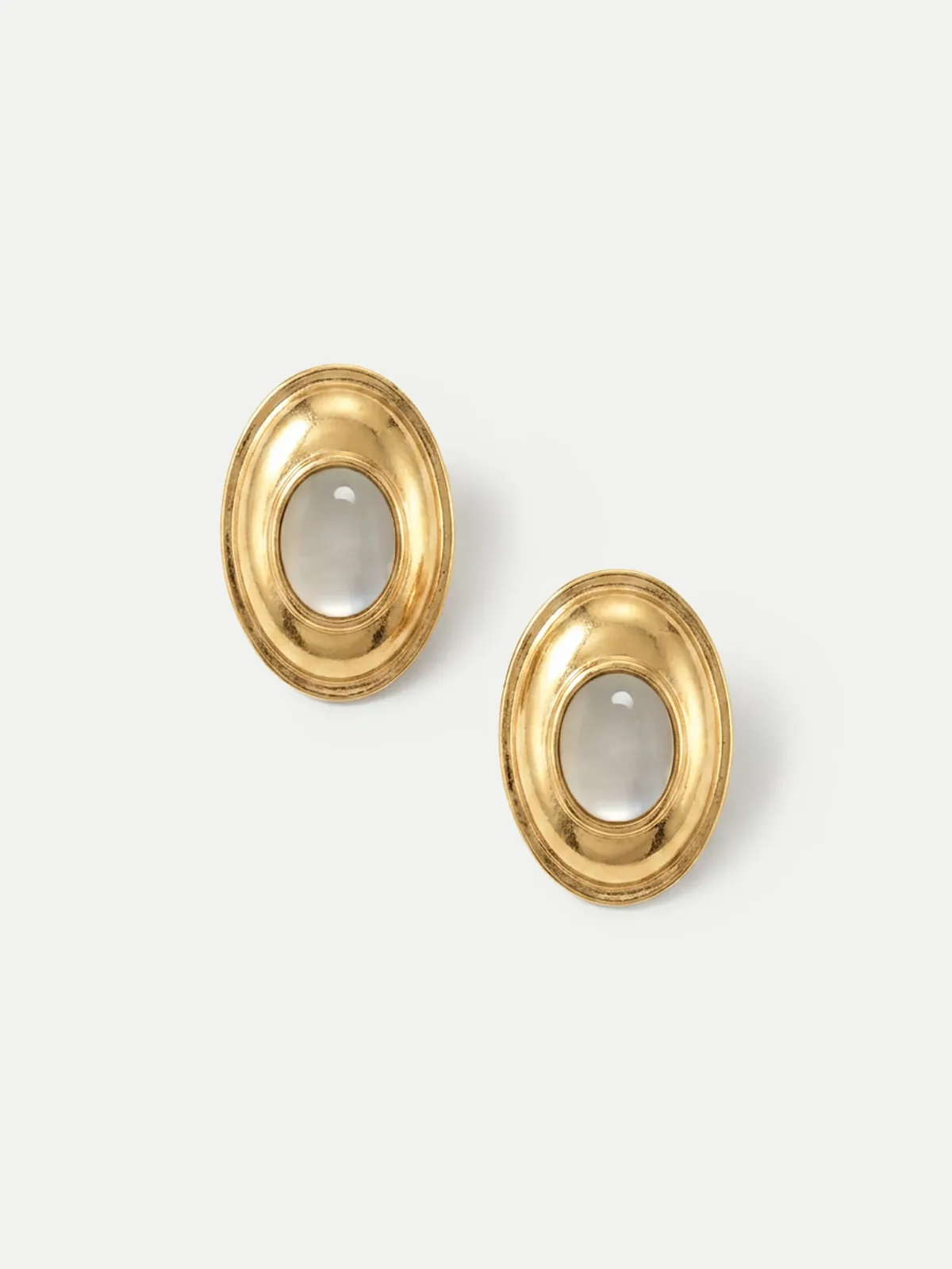 Cats Eye Cabochon Earring