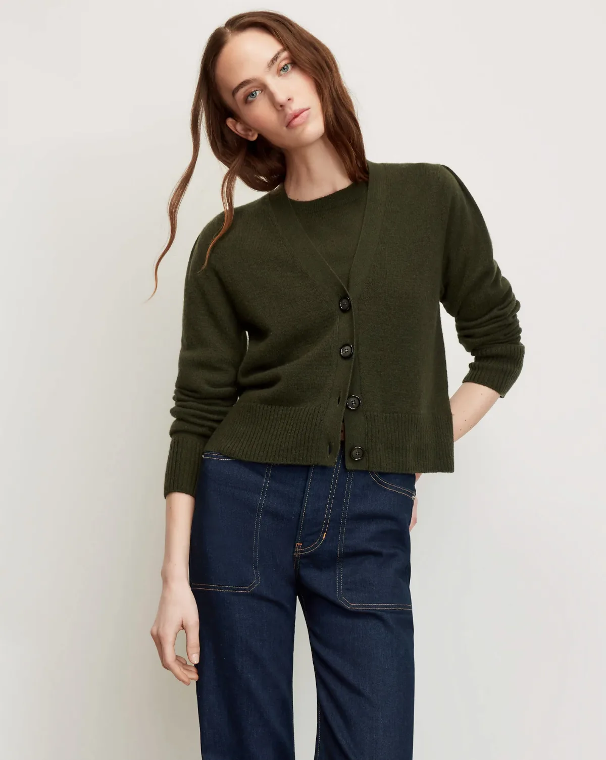 Solene Cashmere Cardigan by Veronica Beard