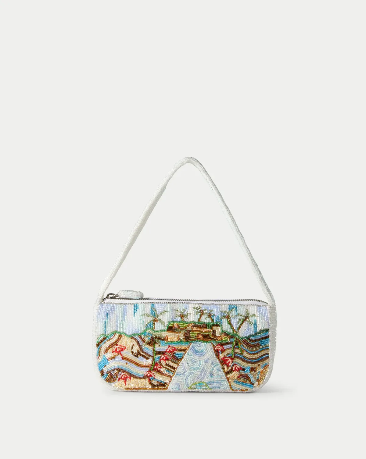 Pauline Beaded Shoulder Bag by Veronica Beard
