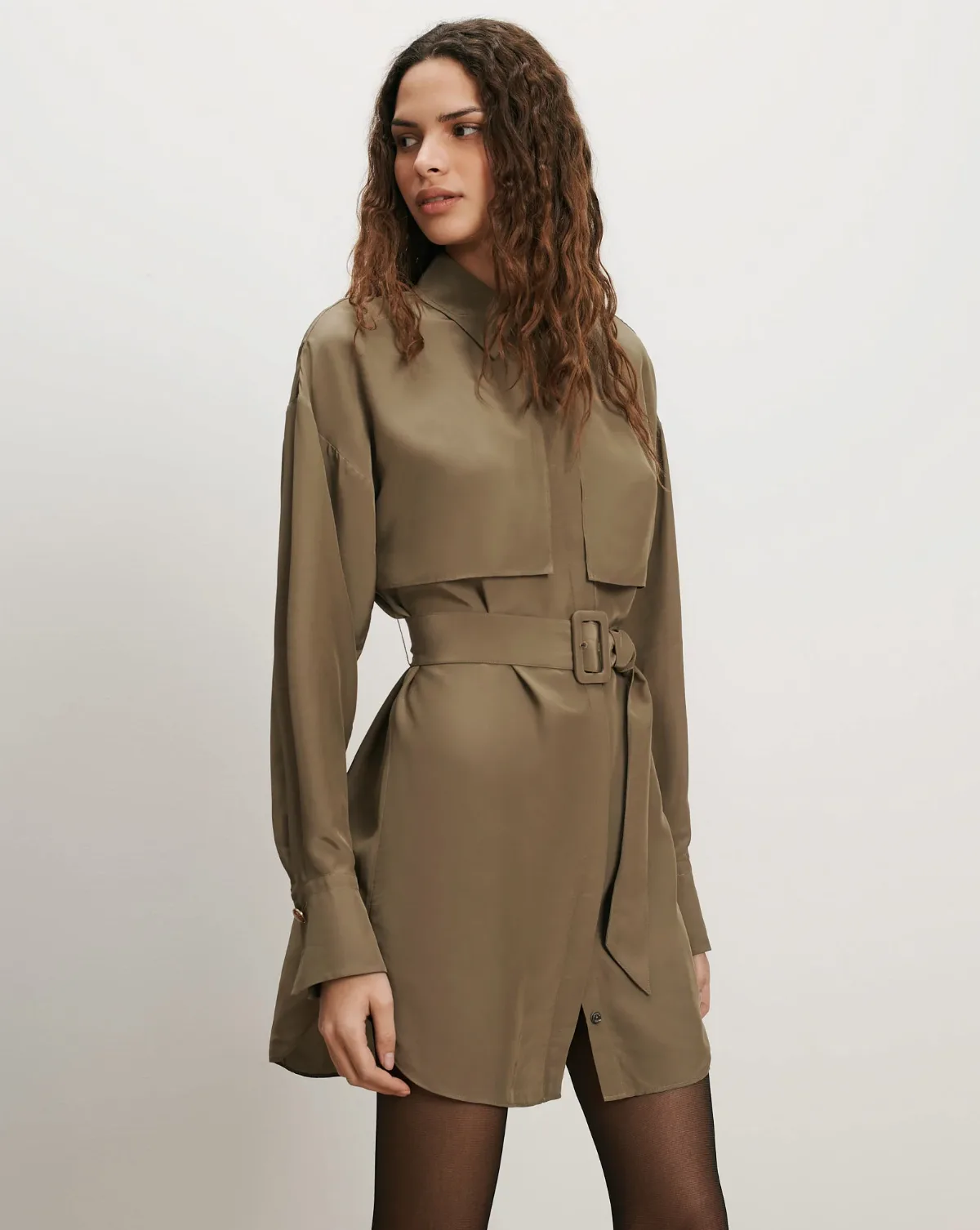 Darlis Belted Mini Dress by Veronica Beard