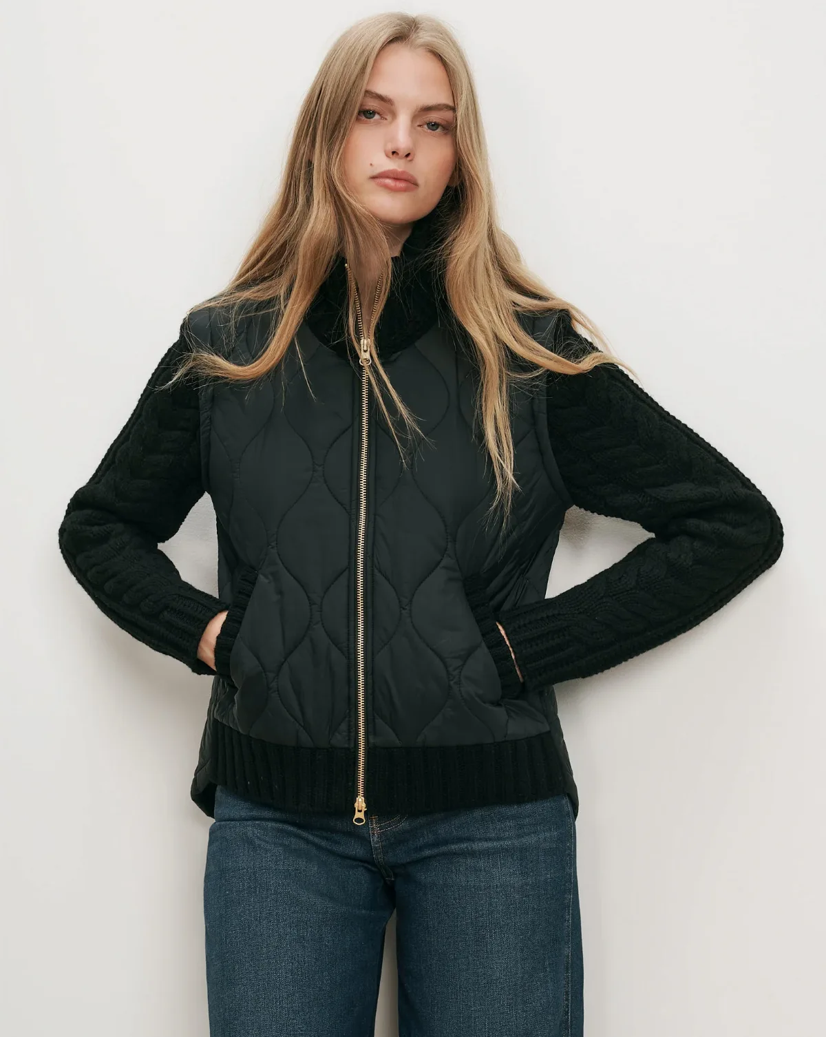 Patra Quilted Jacket by Veronica Beard