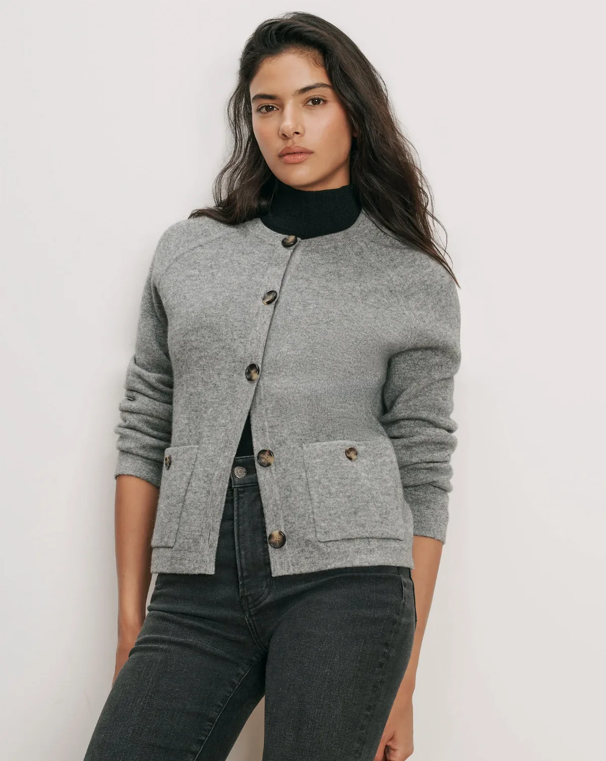Elwood Merino Wool Cardigan by Veronica Beard