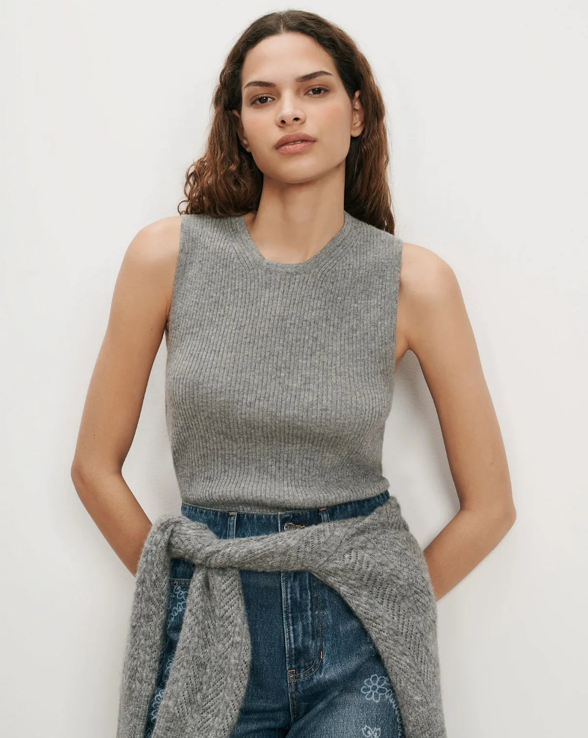 Sid Cashmere Tank Top by Veronica Beard
