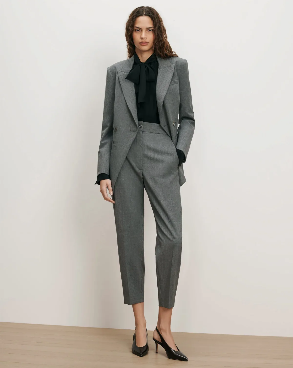 Caven Slim Cropped Pant by Veronica Beard