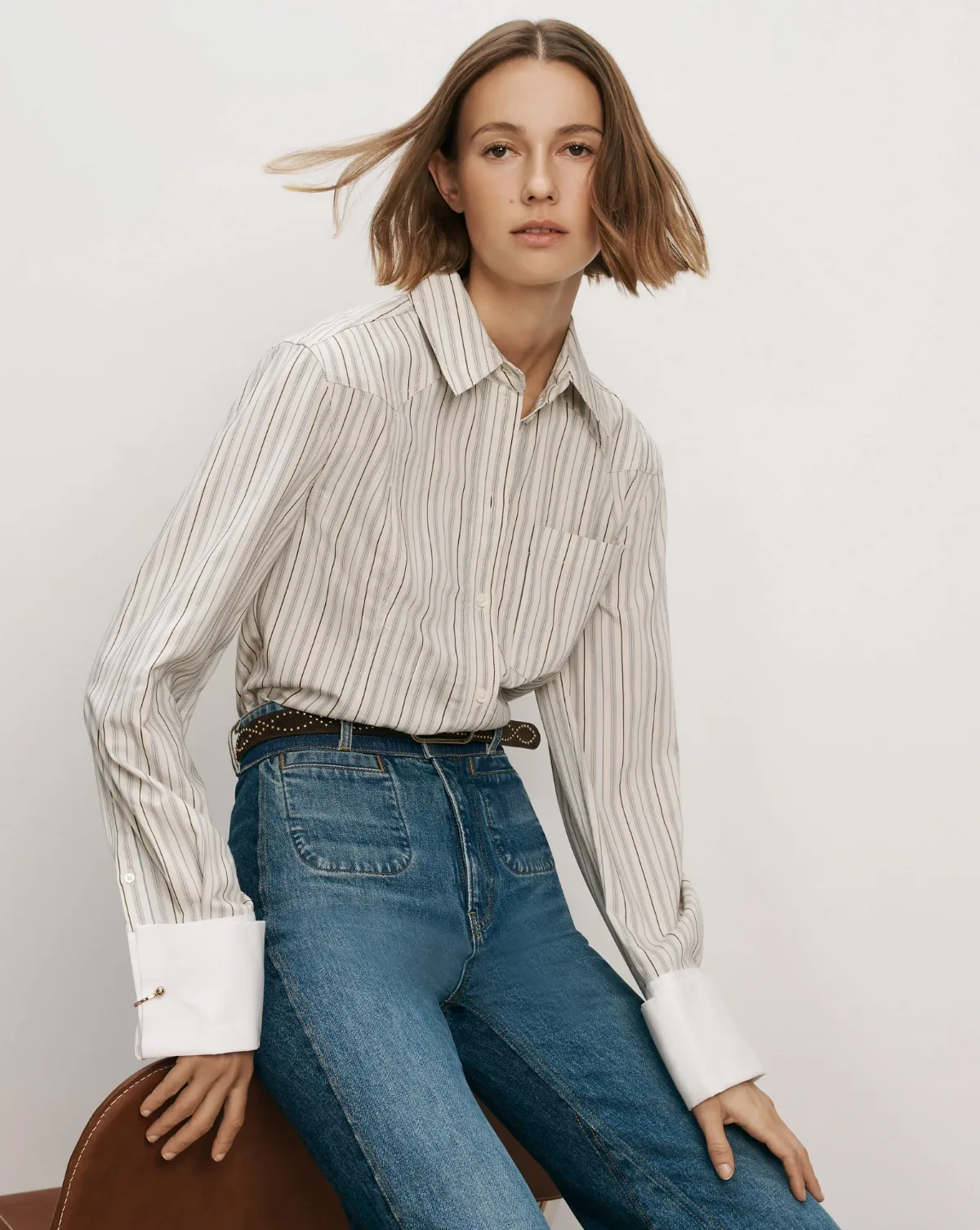 Rourke Button-Down Shirt by Veronica Beard